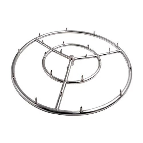18 Inch Round Stainless Steel Fire Pit Jet Burner Ring High Flame