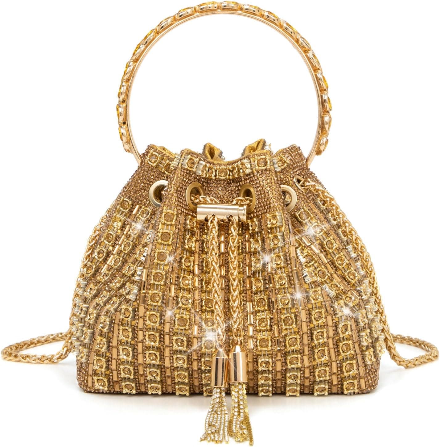 Sparkly Diamond Evening Bag Clutch Purses for Women Rhinestone Purse Glitter Handbag for Party Prom Cocktail Wedding